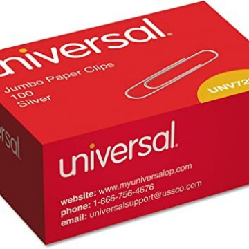 CLIPS DE METAL JUMBO C/100