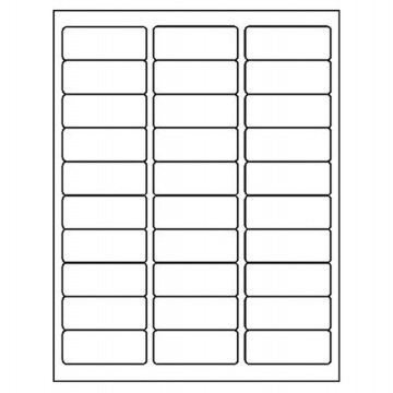 ETIQUETA PCM LASER 1 X 2 5/8 C/3000