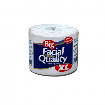 PAPEL HIGIENICO TRADICIONAL BIG FACIAL QUALITY XL ROLLO