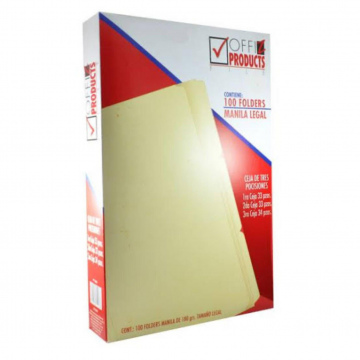 FOLDER MANILA OFFIZ T/OFICIO C100