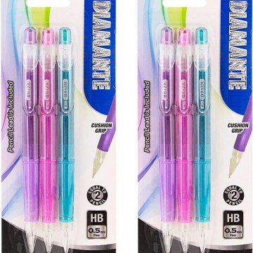 LAPICERO BAZIC DIAMANTE .5MM GRIP C/3 BAZIC