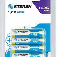 BATERIAS AA RECARGABLES C/4 STEREN 1300MAH