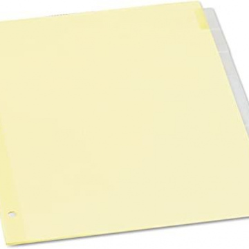 SEPARADOR DE CARPETA 8-TAB AMARILLO UNIVERSAL