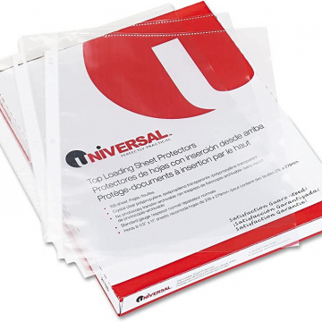 PROTECTOR DE HOJA PARA CARPETA C/100 ECONOMICA