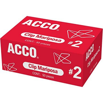 CLIP MARIPOSA CHICO #2 C/50