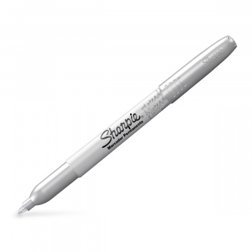MARCADOR PERMANENTE SHARPIE FINO METALICO PLATA