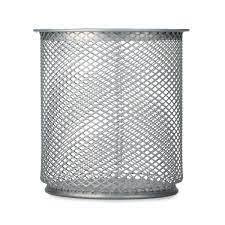 PORTALAPICES MESH PLATEADO