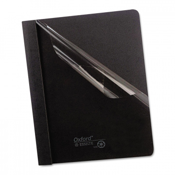 FOLDER PLASTICO CON 3 BROCHES NEGRO T/C C/25