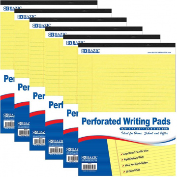 LIBRETA PARA NOTAS AMARILLA T/C 50HJS