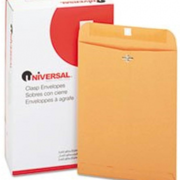 SOBRES MANILA T/C 9 X 12 C/BROCHE C/100 UNIVERSAL