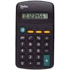 CALCULADORA DELTA DE BOLSILLO 8 DIGITOS
