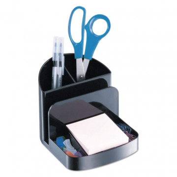 ORGANIZADOR PLASTICO ESCRITORIO NEGRO