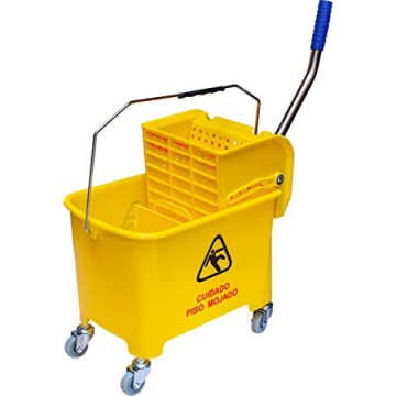 BALDE C/EXPRIMIDOR DE 20 LTS AMARILLO