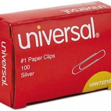 CLIPS DE METAL MEDIANO C/100