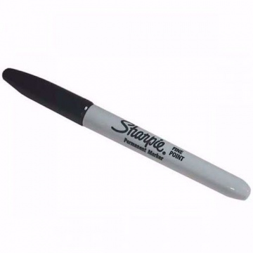MARCADOR PERMANENTE SHARPIE FINO NEGRO