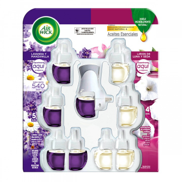 AROMATIZANTE AIRWICK 9 REPUESTOS 1 DIFUSOR