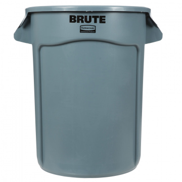  BOTE DE BASURA 32 GAL GRIS S/TAPA BRUTE