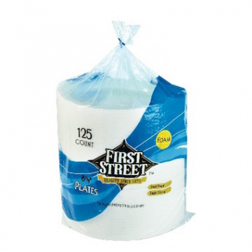 PLATOS DE FOAM PLANO FIRSSTREET 150 PZAS
