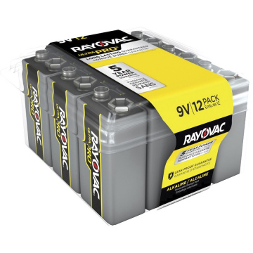 BATERIA ALKALINA 9V CUADRADA RAYOVAC PZA