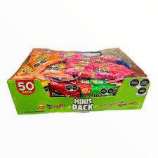 SURTIDO DE BOTANAS SABRITAS MINI PAKCS C/50 PZAS